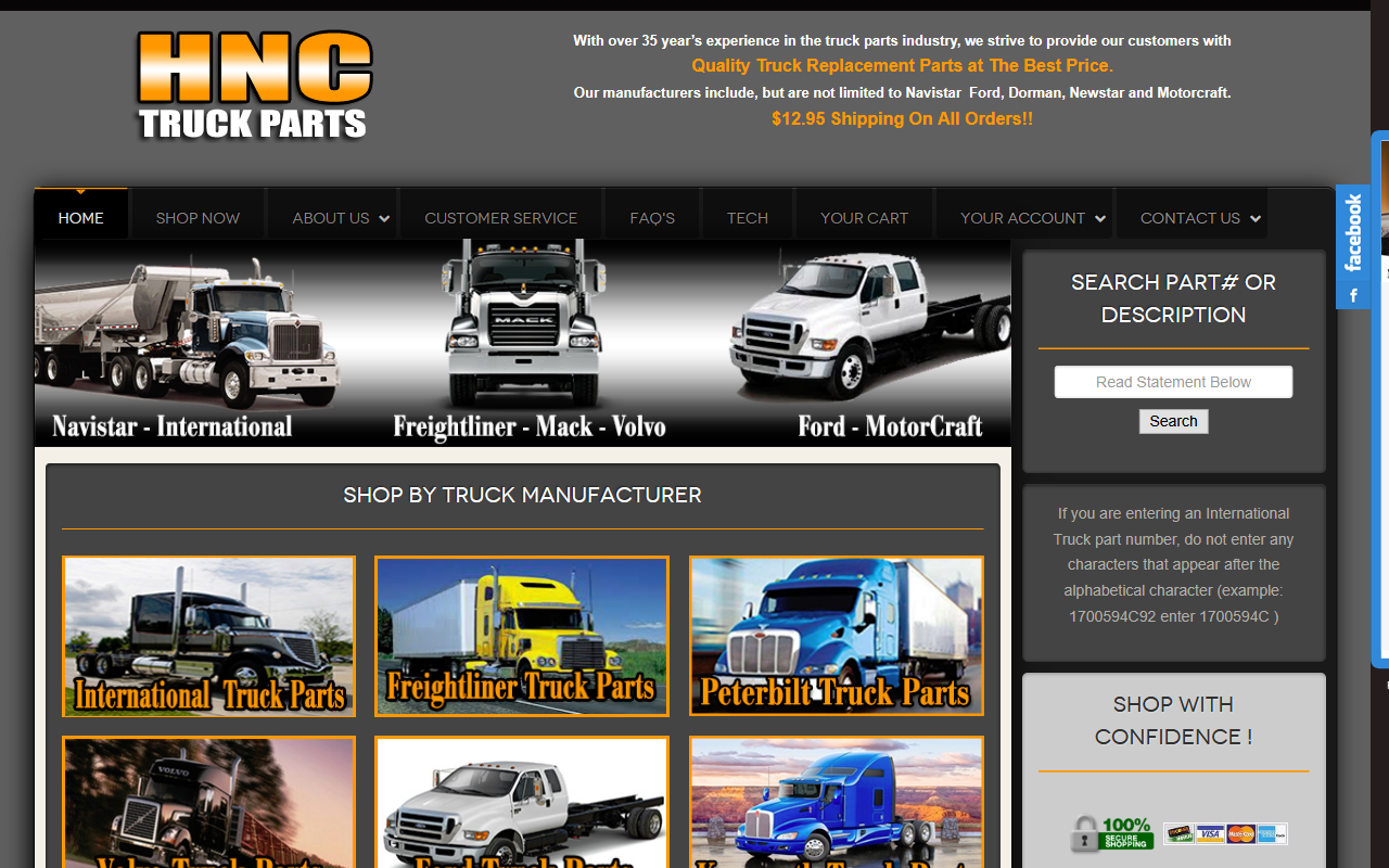 HNC Truck Parts